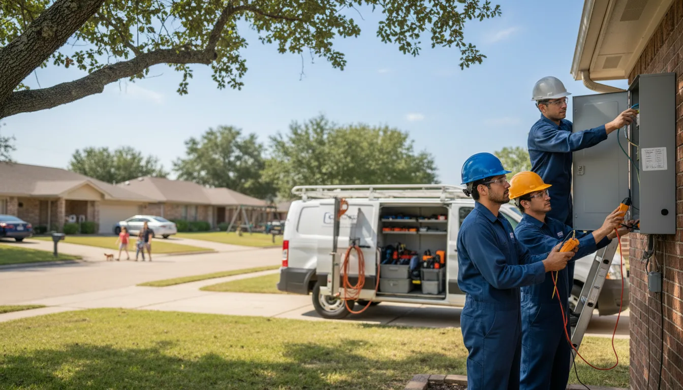 Certified electrician providing emergency electrical services in Brooklyn, MS
